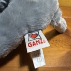 Ganz Webkinz Charcoal Cat Plush Stuffed Animal Sealed Code Tag New