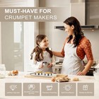 8pcs Crumpet Rings  4  3 15 Inches Nonstick English Muffin Rings  Stainless S   
