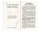 How To Deal With Varicose Veins Booklet From Thosteson From 1970 - Used