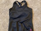 Girls Future Star Capezio Black Leotard Cotton spandex Sz L