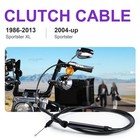 57 1 4 Inch Extended Clutch Cable For Harley Sportster 2004-up Xl 1986-2013