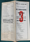 1966 Kansas City Southern Railroad Employee Timetable  3 Kcs Arkansas Western Rr