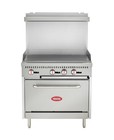 Kratos Wide Commercial Range  36  Wide With 36  Griddle And 1 Standard Oven 
