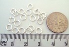 100pcs Solid 925 Sterling Silver 5mm Open Jump Rings O Bright  20 5 Gauge R25