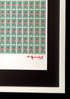 Andy Warhol   Rare 1984 Signed Beer Label Print Matted And Framed
