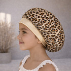 100  Mulberry Silk Sleep Bonnet For Kids  Curly Hair Protection  Thick And Braid
