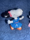 2 Vintage 2-3 8    Snoopy Ballerinas  Peanuts  Rubber  Shultz  1966 