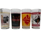 Kentucky Derby Collector Glasses Set Of 4 5 25    Racing Barware 