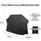 75 Inch Grill Cover Heavy Duty Waterproof Barbecue Gas Fits Grills Of Weber