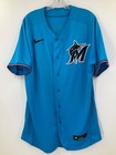 Richard Roman  87 Miami Marlins Nike Game Used Jersey Spring Training Size  44