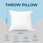 Utopia Bedding 18x18 White Throw Pillow Inserts  set Of 4      Decorative Pillows