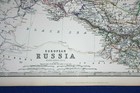 Large Antique Map European Russia  Arctic Ocean To The Black Sea  Johnston  1886