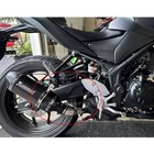 For Kawasaki Ninja 300 Ex300 2013-2018 Slip On Muffler Exhaust Mid Tail Pipe