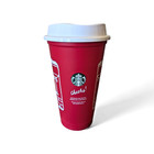 New Starbucks Christmas 2025 Red Cup Day 16oz Xmas Holiday Reusable Coffee Cup
