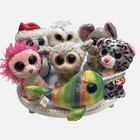 Ty Beanie Boos Plush Toy 7 Piece Collection All W  Tags Big Eyes No Duplicates