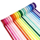Satin Ribbon Set 20 Colors 100 Yards Double Faced 3 8 Inch For Gift Wrapping