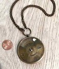 Large 50 Year Perpetual Calendar Necklace Antique Brass Nautical Vintage Style