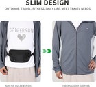 Money Belt For Travel Women   Men Rfid Hidden Passport Wallet Anti-theft Black