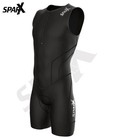 Sparx X Triathlon Suit Men Racing Tri Cycling Skin Suit Bike Swim Run  black    