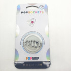  Popsockets Phone Grip Stand Chrome Drip Silver Popgrip Popsocket Swappable Top
