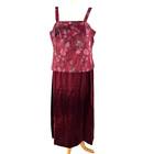 Alex Evenings 2pc Jacket Gown Maxi Dress Formal Mother Bride Women s 18 Floral