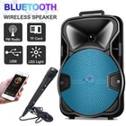 1500w Portable Wireless Bluetooth Speaker Pa Subwoofer Heavy Bass Sound Fm Party