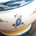 Jay Willfred Andrea By Sadek Peasant Soup Tureen With Spoon Rare