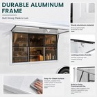 60 w X 36 h Concession Window  Aluminum Alloy Food Truck Service Window
