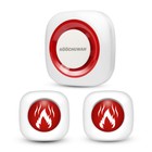 Smoke Detector Partner Fire Alarm Gsm Phone Message Notice Sim Card With 2sensor