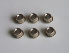 Kaish Metal Nickel 10mm Guitar Tuning Keys Conversion Bushings Adapter Ferrules