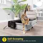 Pet Zone Semi Automatic Cat Litter Box Self Cleaning - Smart Scoop Cat Litter