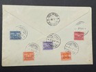 Montenegro - 1942 Registered Cover From Podgerica  Uphatopa Overprints