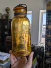    awesome    Half Gallon Light Orange Amber Globe 1886 Mason Fruit Jar 