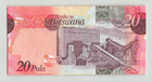 Botswana 20 Pula 2009  P-31a  Prefix Aa  Original A unc  Handling Only  B3