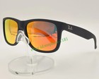  brand New  Rayban Rb4165 Justin Polarized Sunglasses Uv400 Red Orange Unisex Uv