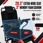 20 3  Wide Seat Electric Wheelchair For Adults Foldable 30 Mile Airline Approved