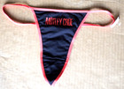 Motley Crue Band 2005 Pentagram Womens Panties G-string Size Large Never Worn