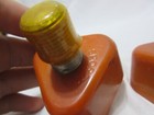 Pair Vintage Rental Orange Triangle Roller Sports Urethane Toe Stops Skates 5 8
