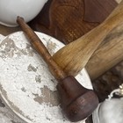 2 Vintage Wooden Sock Darners 