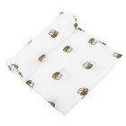 Muslin Swaddle Blanket Newborn Baby Infant Gauze Cotton Wrapping Littie Bee 1