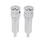 1 0  Handlebar Chrome Risers Kit For Harley Softail Springer Fxsts Flsts Flstsb