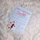 Personalised First Christmas Letter From Santa Claus  Custom Baby 1st Xmas