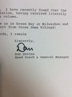Dan Devine Head Coach   Gm Of The Gb Packers - Typed Letter Signed 02 02 1971