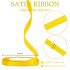 Yellow Satin Ribbon 3 8 Inch X 25 Yards Fabric Gift Wrapping Bouquet Craft