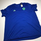 Adidas Men s 3xl Seattle Sounders Fc Mls Short Sleeve T-shirt Royal Blue Logo