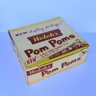 Vintage 50 s Welch   s 5   Pom Poms Candy Counter Display Box W  Train Promo -empty