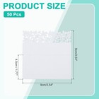50pcs Place Cards  Leaves Table Place Cards  White