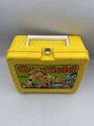 Garfield Lunch Box Yellow Plastic Thermos Brand Made In Usa 1978