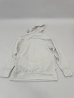 Adidas Aeroready Game And Go Women Fleece Hoodie White Drop Shoulder Loose S Nwt
