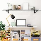 6x2 Ft  Garage Storage Shelving 2pcs Wall Mounted Heavy Duty Shelves Rack
